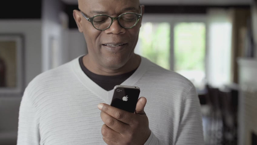 苹果广告与塞缪尔·杰克逊